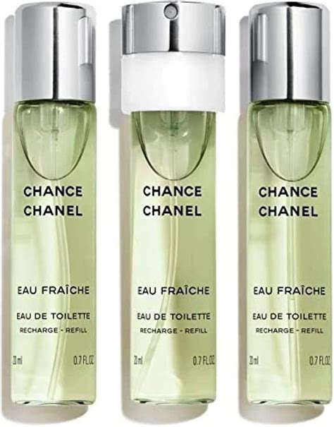 chanel mini twist and spray refill|Chanel chance 3x20ml refills.